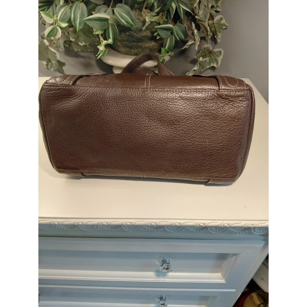 Tiganello Dark Brown Soft Leather Purse Lots of Pockets!